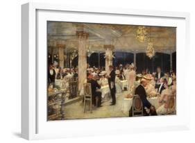 Armenonville, le soir du Grand Prix de Longchamp-Henri Gervex-Framed Giclee Print