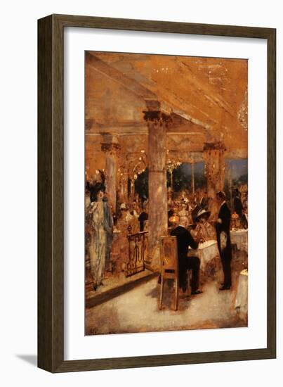 Armenonville, le soir du Grand Prix (esquisse), 1905-Henri Gervex-Framed Giclee Print