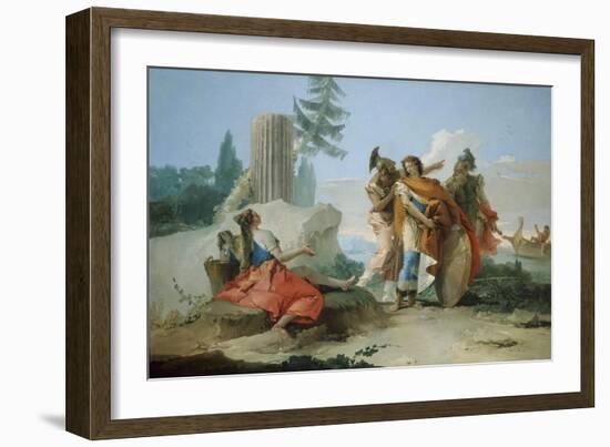 Armida Abandoned by Rinaldo, 1742-45-Giovanni Battista Tiepolo-Framed Giclee Print