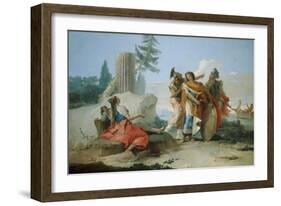 Armida Abandoned by Rinaldo, 1742-45-Giovanni Battista Tiepolo-Framed Giclee Print