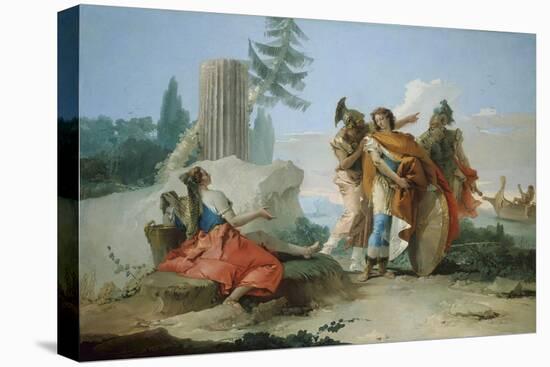 Armida Abandoned by Rinaldo, 1742-45-Giovanni Battista Tiepolo-Stretched Canvas