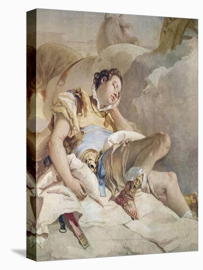 Armida Adbucting the Sleeping Rinaldo, Detail of Rinaldo-Giovanni Battista Tiepolo-Stretched Canvas