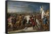 Armida en la batalla frente a los sarracenos., 1628-1630-David Teniers-Framed Stretched Canvas