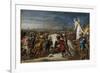 Armida en la batalla frente a los sarracenos., 1628-1630-David Teniers-Framed Giclee Print