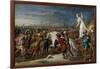 Armida en la batalla frente a los sarracenos., 1628-1630-David Teniers-Framed Giclee Print