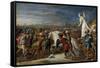 Armida en la batalla frente a los sarracenos., 1628-1630-David Teniers-Framed Stretched Canvas