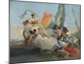 Armida Encounters the Sleeping Rinaldo, 1742-45-Giovanni Battista Tiepolo-Mounted Giclee Print