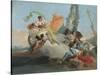 Armida Encounters the Sleeping Rinaldo, 1742-45-Giovanni Battista Tiepolo-Stretched Canvas