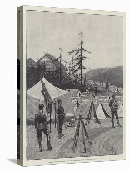 Armies of the Continent, Camp of Russian Infantry of the Line, Advance Guard-Richard Caton Woodville II-Stretched Canvas