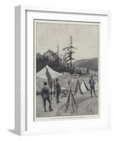 Armies of the Continent, Camp of Russian Infantry of the Line, Advance Guard-Richard Caton Woodville II-Framed Giclee Print