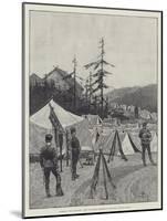 Armies of the Continent, Camp of Russian Infantry of the Line, Advance Guard-Richard Caton Woodville II-Mounted Giclee Print