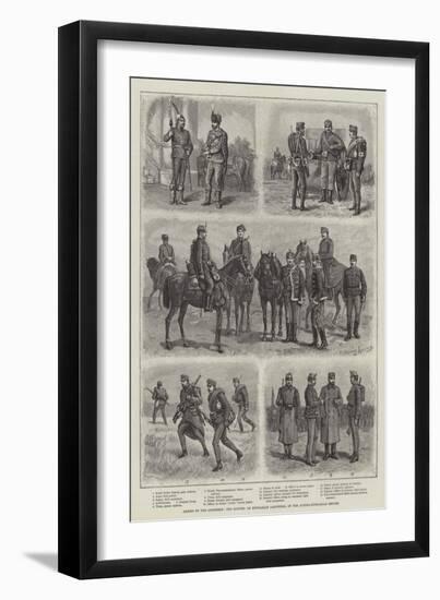 Armies of the Continent, the Honved, or Hungarian Landwehr, of the Austro-Hungarian Empire-Johann Nepomuk Schonberg-Framed Premium Giclee Print