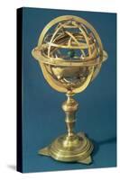 Armillary Sphere Made on the Ptolemaic System by Adam Heroldt, Rome, 1648-null-Stretched Canvas