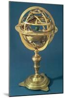 Armillary Sphere Made on the Ptolemaic System by Adam Heroldt, Rome, 1648-null-Mounted Giclee Print