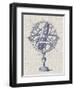 Armillary Sphere on Linen I-Vision Studio-Framed Art Print