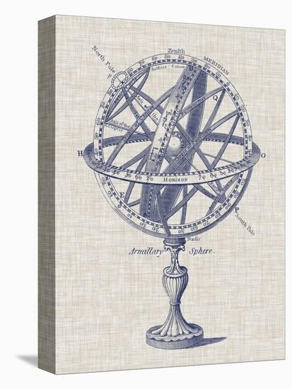 Armillary Sphere on Linen I-Vision Studio-Stretched Canvas