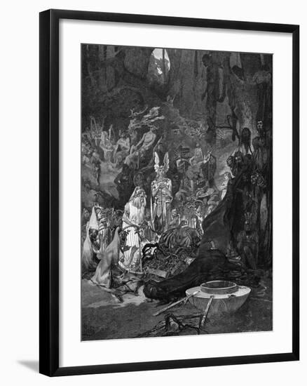 Arminius Defeats Romans-Alphonse Mucha-Framed Art Print