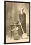 Armless Man with Stringed Instruments-null-Framed Art Print