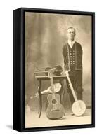 Armless Man with Stringed Instruments-null-Framed Stretched Canvas