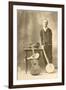 Armless Man with Stringed Instruments-null-Framed Art Print