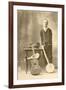 Armless Man with Stringed Instruments-null-Framed Art Print