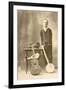 Armless Man with Stringed Instruments-null-Framed Art Print