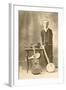 Armless Man with Stringed Instruments-null-Framed Art Print