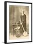 Armless Man with Stringed Instruments-null-Framed Art Print