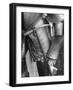 Armor Piercing Hammer Hanging from Belt of a Spanish Suit of Armor-Fritz Goro-Framed Photographic Print