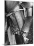 Armor Piercing Hammer Hanging from Belt of a Spanish Suit of Armor-Fritz Goro-Mounted Photographic Print