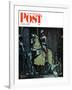 "Armor" Saturday Evening Post Cover, November 3,1962-Norman Rockwell-Framed Giclee Print