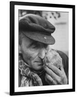 Armora of Truffle Is Inhaled by Italian Truffle-Gatherer-null-Framed Photographic Print