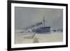 Armored Cruiser Rossia, 1897-Konstantin Vasilyevich Isenberg-Framed Giclee Print