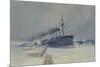 Armored Cruiser Rossia, 1897-Konstantin Vasilyevich Isenberg-Mounted Giclee Print