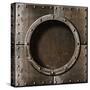 Armored Metal Porthole Background-Andrey_Kuzmin-Stretched Canvas