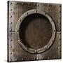 Armored Metal Porthole Background-Andrey_Kuzmin-Stretched Canvas