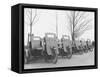 Armored Motorcycles of the N.Y.P.D.-null-Framed Stretched Canvas