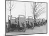 Armored Motorcycles of the N.Y.P.D.-null-Mounted Photographic Print