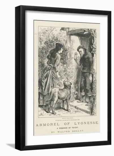 Armorel of Lyonesse, a Romance of To-Day-Frederick Barnard-Framed Giclee Print