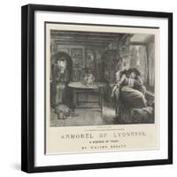 Armorel of Lyonesse, a Romance of To-Day-Frederick Barnard-Framed Giclee Print