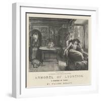 Armorel of Lyonesse, a Romance of To-Day-Frederick Barnard-Framed Giclee Print