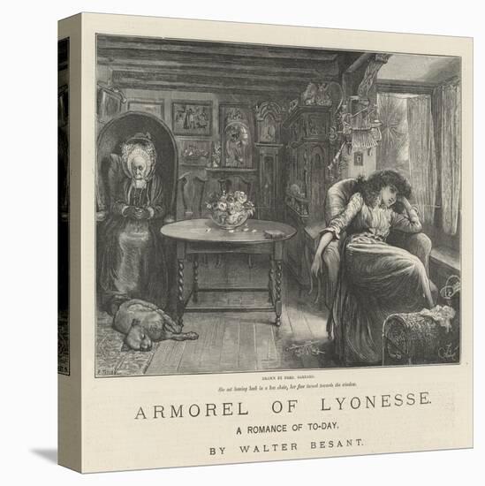 Armorel of Lyonesse, a Romance of To-Day-Frederick Barnard-Stretched Canvas