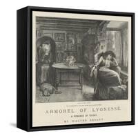 Armorel of Lyonesse, a Romance of To-Day-Frederick Barnard-Framed Stretched Canvas