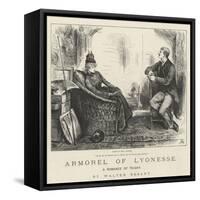 Armorel of Lyonesse, a Romance of To-Day-Frederick Barnard-Framed Stretched Canvas