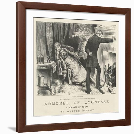 Armorel of Lyonesse, a Romance of To-Day-Frederick Barnard-Framed Giclee Print