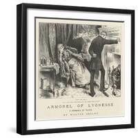 Armorel of Lyonesse, a Romance of To-Day-Frederick Barnard-Framed Giclee Print