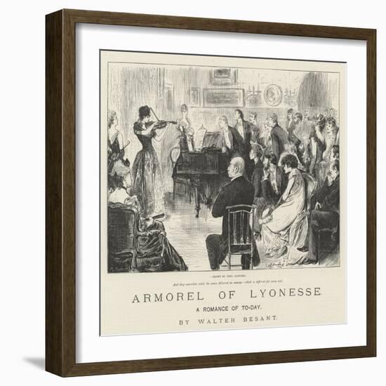 Armorel of Lyonesse, a Romance of To-Day-Frederick Barnard-Framed Giclee Print