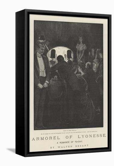 Armorel of Lyonesse, a Romance of To-Day-Frederick Barnard-Framed Stretched Canvas