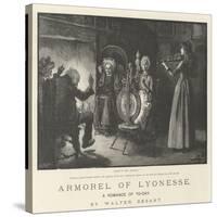 Armorel of Lyonesse, a Romance of To-Day-Frederick Barnard-Stretched Canvas