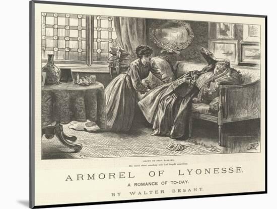 Armorel of Lyonesse, a Romance of To-Day-Frederick Barnard-Mounted Giclee Print